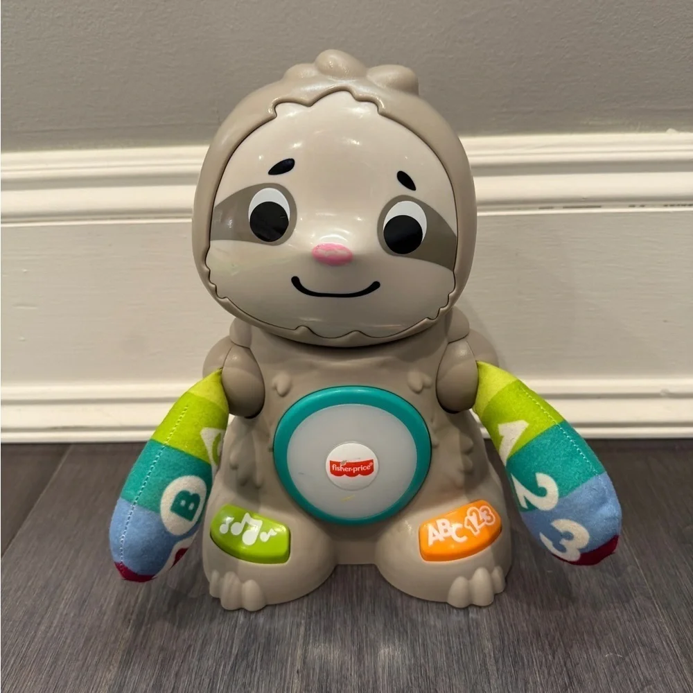 Fisher-Price Linkimals Learning Sloth - Electronic Singing Baby Infant Toddler